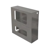 Диспенсер для масок и перчаток двухсекционный Диспенсер для масок и перчаток двухсекционный